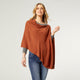 Lightweight Poncho - Rust