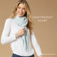 The Lightweight Poncho - Seafoam