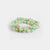 Katrina Stretch Bracelet Stack - Green