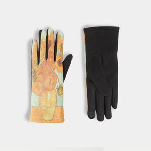 Journey's End Touchscreen Gloves - Sunflowers