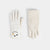 Snowman Puffer Touchscreen Gloves - Iridescent White