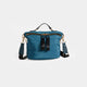 Mariah Chunky Zipper Crossbody - Teal