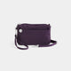 The Little Stash Bag + Crossbody - Eggplant