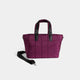 Brix Puffer Tote - Raspberry