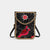 Artisan Beaded Clutch + Crossbody - Cardinal