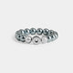 Grey Pearl Stretch Bracelet - Grey