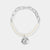 Pearl+Link Stretch Bracelet - Silver