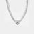 Moda Link Necklace - Silver