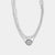 Moda Link Necklace - Silver