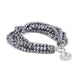 Stretch Silver Facet Bracelet - Final Sale - Silver