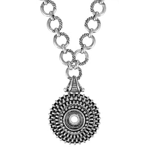 Sunburst Necklace - Silver